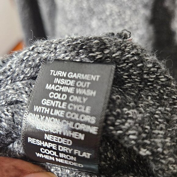 Tahari Womens XL Gray Cowl Neck Sweater - Picture 5 of 6